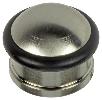 Mack 1047635 - deurstop cilindermodel inox look ø 30h25 mm 1 st pc | 6 stuks