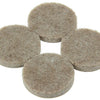 Mack 1047683 - super-vilt zelfklevend beige ø 28 mm 8 st pcs | 12 stuks