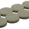 Mack 1047684 - super-vilt zelfklevend beige ø 22 mm 16 st pcs | 12 stuks