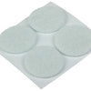 Mack 1047685 - viltpastille zelfklevend wit ø 25 mm 12 st pcs | 12 stuks