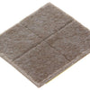 Mack 1047686 - super-vilt zelfklevend beige 34 x 34 mm 8 st pcs | 12 stuks