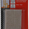 Mack 1047688 - super-vilt zelfklevend beige 25 x 25 mm 12 st pcs | 12 stuks