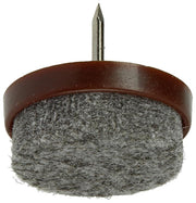 Mack 1047732 - stoelglijder met nagel vilt bruin ø 25 mm 4 st pcs | 6 stuks - afbeelding 2