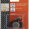 Mack 1047732 - stoelglijder met nagel vilt bruin ø 25 mm 4 st pcs | 6 stuks