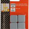 Mack 1047735 - super glijpastille zelfklevendgrijs 25 x 25 mm 4 st pcs | 12 stuks