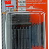 Mack 1047783 - insteekdop kunstsstof zwart 30 x 50 mm 4 st pcs | 6 stuks