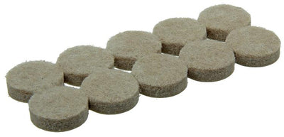 Mack 1047689 - super-vilt zelfklevend beige ø 19 mm 20 st pcs | 12 stuks