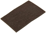 Mack 1047693 - viltpastille zelfklevend bruin 70 x 95 mm 1 st pc | 12 stuks - afbeelding 1