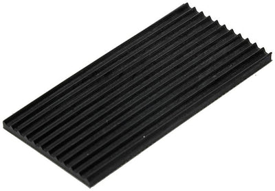 Mack 1048769 - schokdempend rubber zwart 35 x 70 mm 4 st pcs | 6 stuks