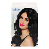 Boland pruik celebrity zwart - afbeelding 2