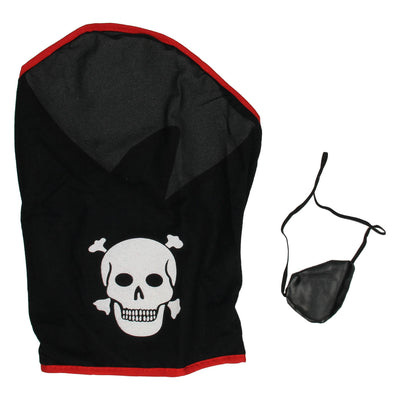 Boland piraat bandana met ooglap