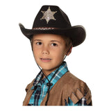 Boland kinderhoed sheriff zwart - afbeelding 2