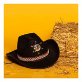 Boland kinderhoed sheriff zwart - afbeelding 3