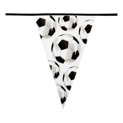 Boland vlaggenlijn voetbal puntvlaggen, 6mtr.