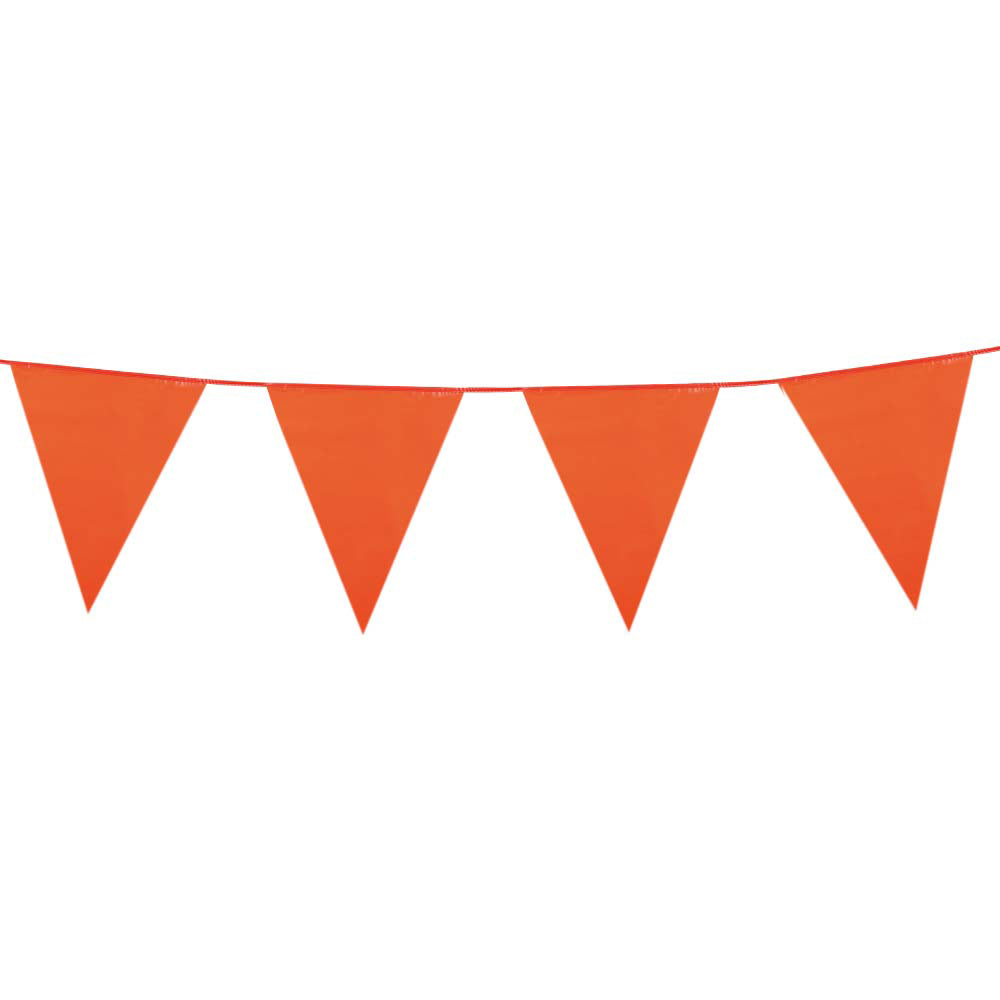 Boland oranje vlaggenlijn, 10mtr.