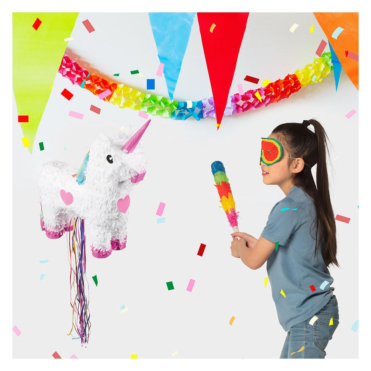 Boland trek pinata eenhoorn roze