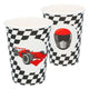 Boland papieren bekers racen, 8st.