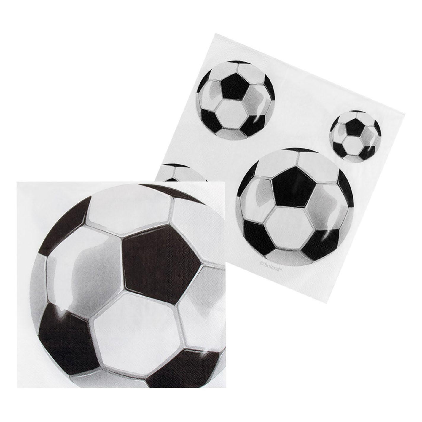 Boland servetten voetbal, 20st.