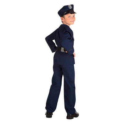 Boland - kostuum politieagent (7-9 jr) - kinderen - agent - politie en boeven
