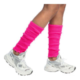 Boland beenwarmers basic neon roze - afbeelding 1