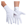 Boland handschoenen met drukknop wit xl