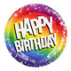 Boland papieren borden happy birthday 23cm, 10st.