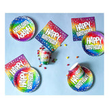 Boland papieren servetten happy birthday, 20st. - afbeelding 2