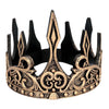 Boland kroon middeleeuwse koning schuim