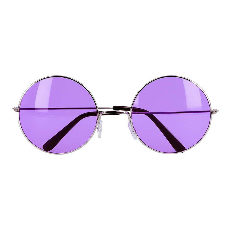 Boland partybril hippie xl paars