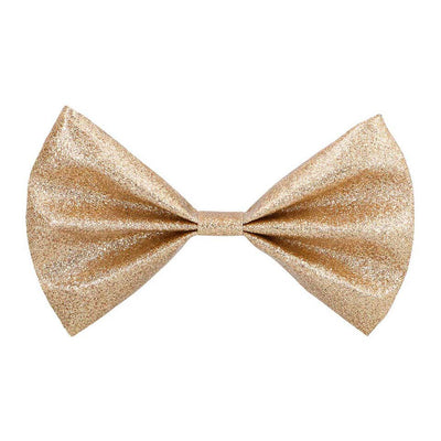 Boland vlinderstrik glitter goud