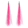 Boland oorbellen festival neon roze, 20cm