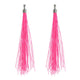 Boland oorbellen festival neon roze, 20cm