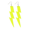 Boland oorbellen flash neon geel