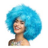 Boland pruik sugar neon blauw - afbeelding 2