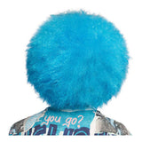 Boland pruik sugar neon blauw - afbeelding 5