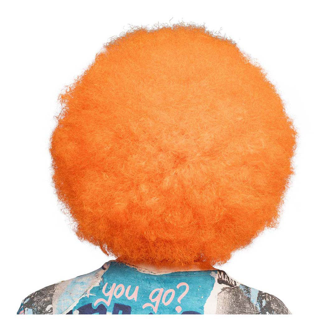 Boland pruik sugar neon oranje