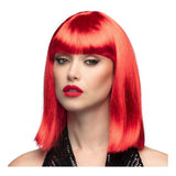 Boland pruik dance neon rood - afbeelding 2