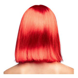 Boland pruik dance neon rood - afbeelding 4