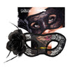 Boland kanten oogmasker mystique zwart