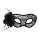 Boland kanten oogmasker mystique zwart