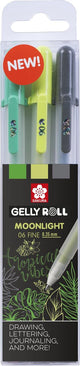 Sakura unieke collectie van 3 gelly rolls moonlight 06 botanical
