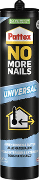 Pattex no more nails universal 480 g bouwkit | montagekit voor vast gebruik | binnenhuis buitenhuis universeel gebruik.