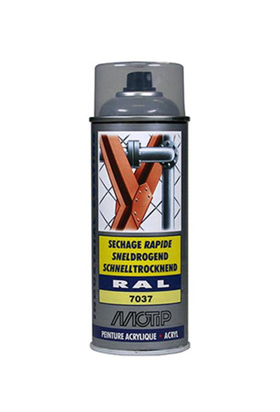 Motip 1051628 - ind. ral 7037 stof grijs spuitbus 400 ml | 1 stuks