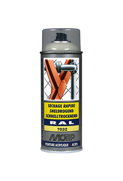Motip 1051636 - ind. ral 7032 kiezel grijs spuitbus 400 ml | 1 stuks