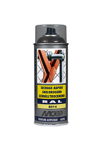 Motip 1051637 - 07033 industrial ral 8014 sepia bruin 400 ml | 1 stuks