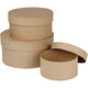 Creativ company papier maché ronde dozen 3 stuks h: 5+6,5+7,5 cm