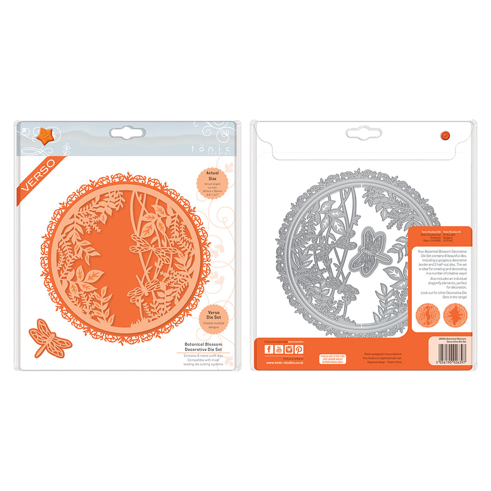 Tonic studios • decorative die set botanical blossom