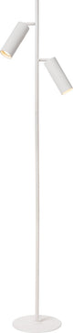 Lucide clubs - vloerlamp - 2xgu10 - wit