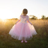 Great pretenders verkleedjurk prinses roze elegant, 7-8 jaar - afbeelding 4