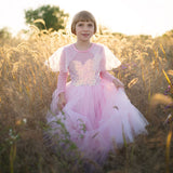 Great pretenders verkleedjurk prinses roze elegant, 7-8 jaar - afbeelding 5